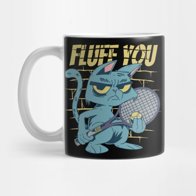 Sassy Cat Tennis Player by Life2LiveDesign